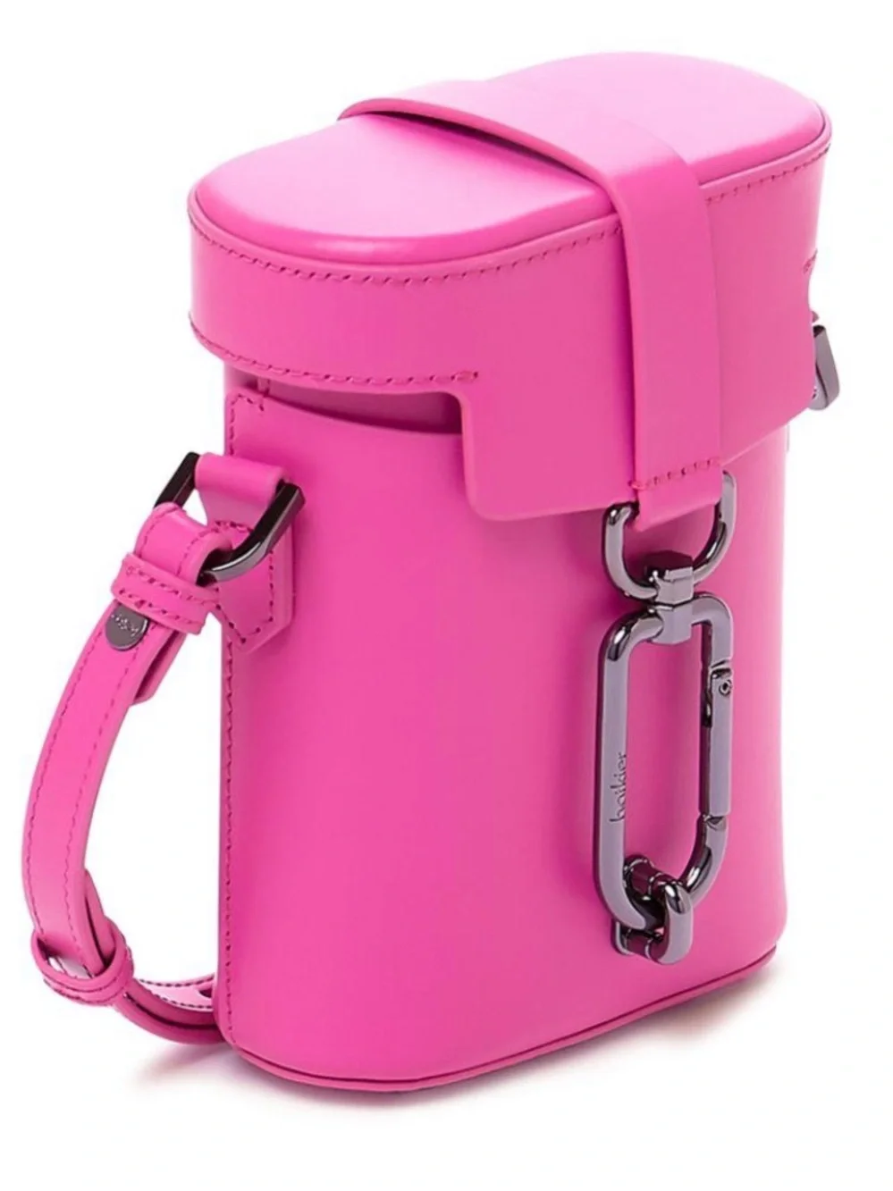 Botkier Brooklyn Leather Crossbody Handbag, Barbie Pink